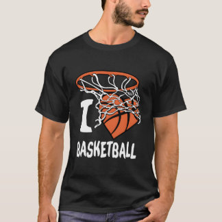 Camiseta Eu Amo Aro de Basquete para Jovens