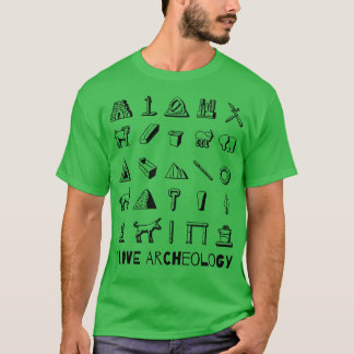 Camiseta Eu Amo Arqueologia