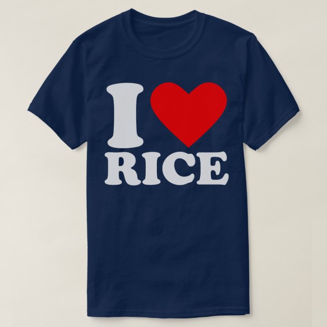 Camiseta Eu Amo Arroz (Frente do Design)