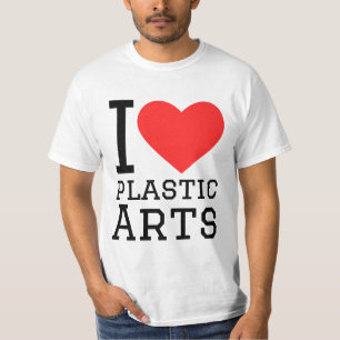 Camiseta Eu amo artes plásticas
