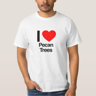 Camiseta eu amo árvores de noz-pecã