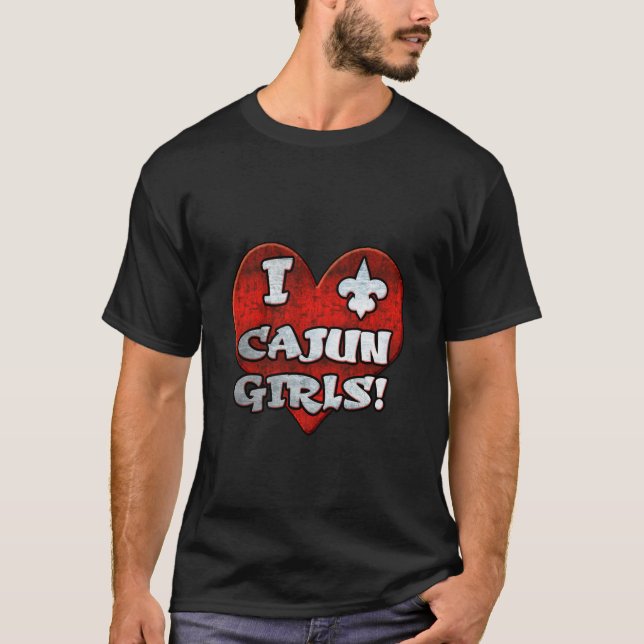 CAMISETA EU AMO AS MENINAS 2 DE CAJUN (Frente)