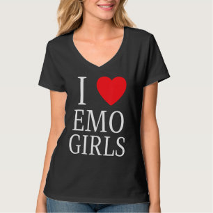 Camiseta Eu Amo As Meninas Emo Eu Corto As Meninas Emo 3
