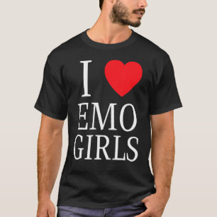 Camiseta Eu Amo As Meninas Emo Eu Corto As Meninas Emo 3