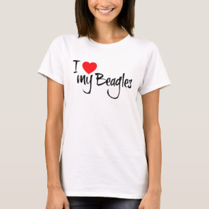 Camiseta Eu Amo As Minhas Beagles