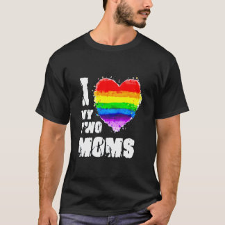 Camiseta Eu Amo As Minhas Duas Mães