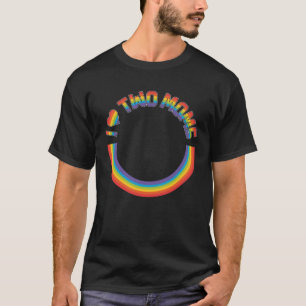 Camiseta Eu Amo As Minhas Duas Mães Lésbicas Mãe Orgulhosa 