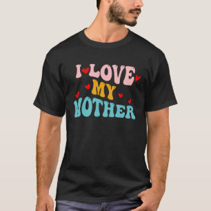 Camiseta Eu Amo As Minhas Mães Bonitas Dias de as mães De G