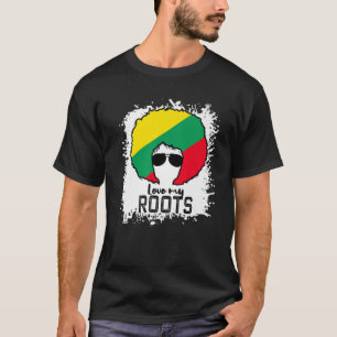 Camiseta Eu Amo As Minhas Raízes De Volta O Orgulho Do Mê