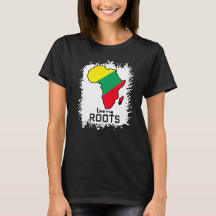Camiseta Eu Amo As Minhas Raízes De Volta O Orgulho Do Mês 