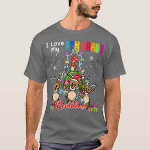 Camiseta Eu Amo As Minhas Rebeldes Do 7 No Natal Três Sant