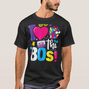 Camiseta Eu Amo As Roupas Dos Anos 80 Para Mulheres E Homen