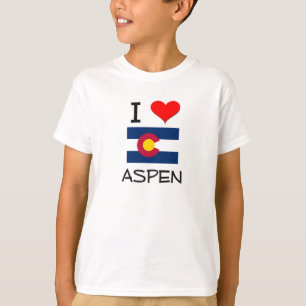 Camiseta Eu amo ASPEN Colorado