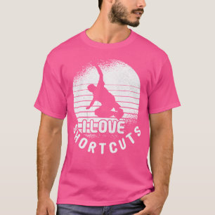 Camiseta Eu Amo Atalhos Parkour Saltador Parkour Freestyle