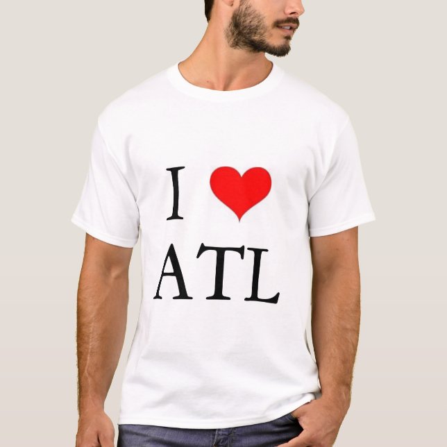 Camiseta Eu amo ATL (Frente)