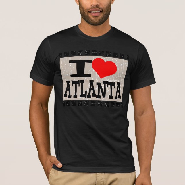 Camiseta Eu amo Atlanta (Frente)