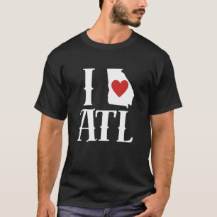 Camiseta Eu Amo Atlanta Eu Amo ATL I Heart Atlanta