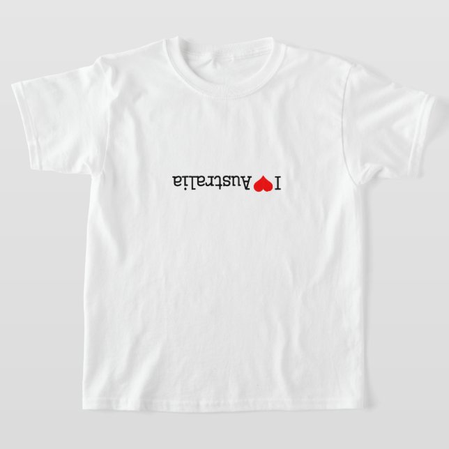 Camiseta Eu Amo Austrália (Postura )