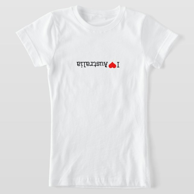 Camiseta Eu Amo Austrália (Postura )