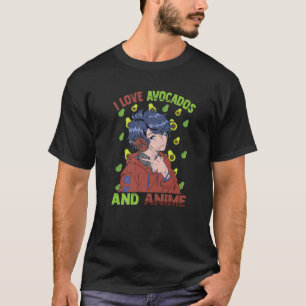 Camiseta Eu Amo Avocados E Animes - Cute Kawaii - Otaku Gu