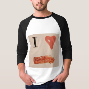 Camiseta Eu Amo Bacon