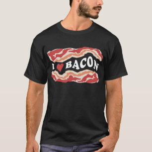Camiseta Eu Amo Bacon