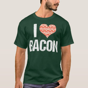 Camiseta Eu Amo Bacon