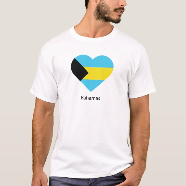Camiseta Eu Amo Bahamas (Frente)