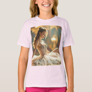 CAMISETA EU AMO BALÉ - BALÉ & DANÇA