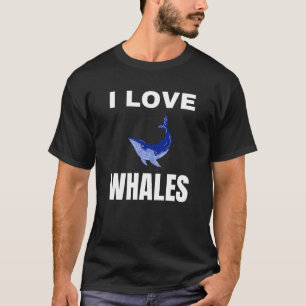 Camiseta Eu amo baleias