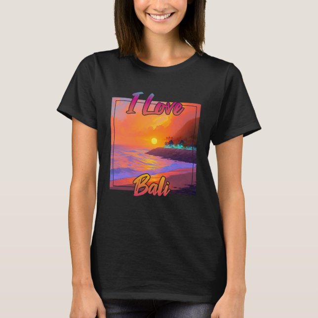 Camiseta Eu Amo Bali (Frente)
