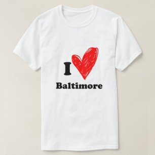 Camiseta Eu amo Baltimore