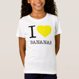 CAMISETA EU AMO BANANAS