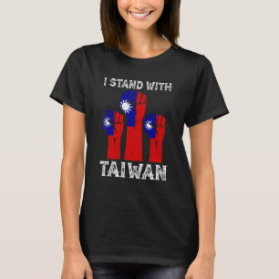 Camiseta Eu Amo Bandeira de Taiwan Orgulho Taiwanês Eu Esto