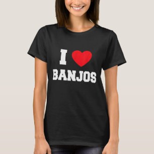 Camiseta Eu Amo Banjos