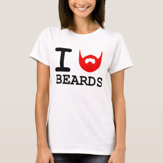 Camiseta Eu amo barbas