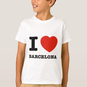 Camiseta Eu amo Barcelona