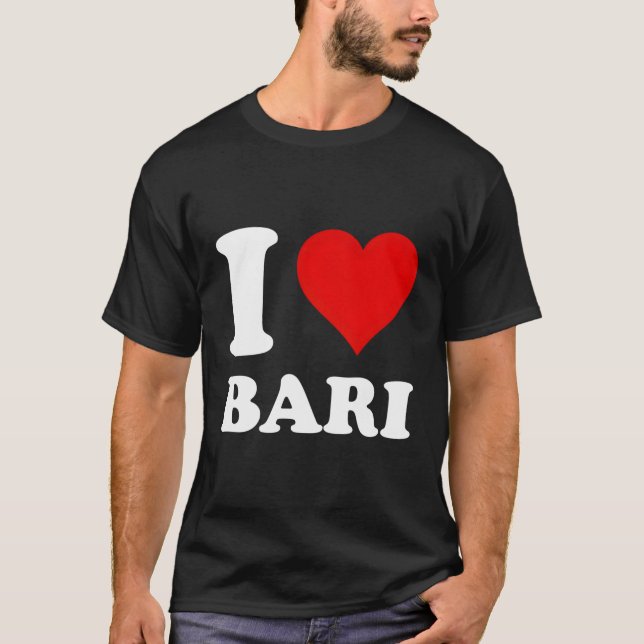 Camiseta Eu Amo Bari (Frente)