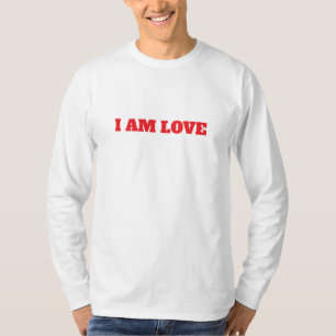CAMISETA EU AMO-BÁSICA MANGA LONGA