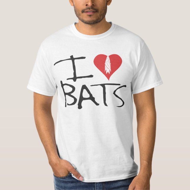 Camiseta Eu amo bastões (Frente)