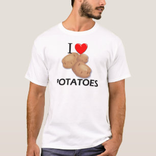 Camiseta Eu amo batatas