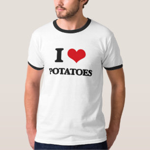 Camiseta Eu amo batatas