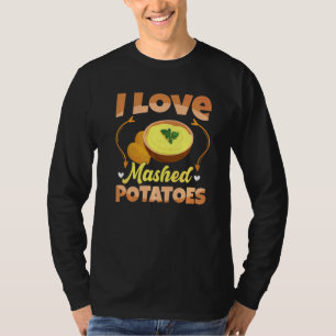 Camiseta Eu Amo Batatas Amassadas