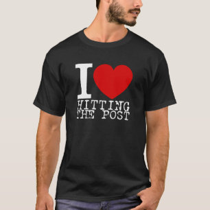 Camiseta Eu amo bater o cargo (branco)