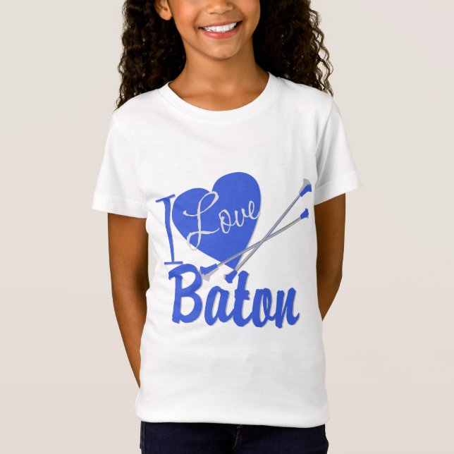 Camiseta Eu Amo Baton (Frente)