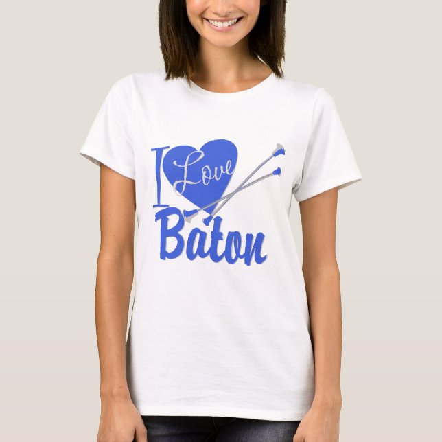 Camiseta Eu Amo Baton (Frente)