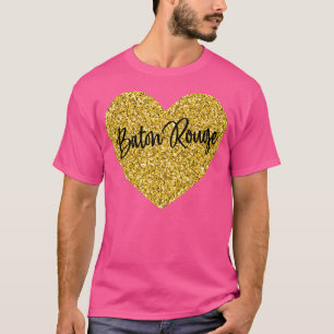 Camiseta Eu amo Baton Rouge Louisiana EUA por Mulheres