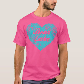 Camiseta Eu Amo Bear Lake Shirt Utah Acampando Presente
