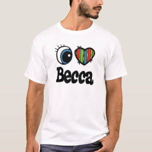 Camiseta Eu Amo Becca