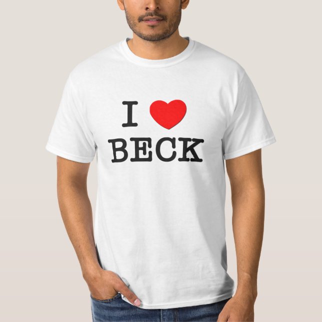 Camiseta Eu amo Beck (Frente)